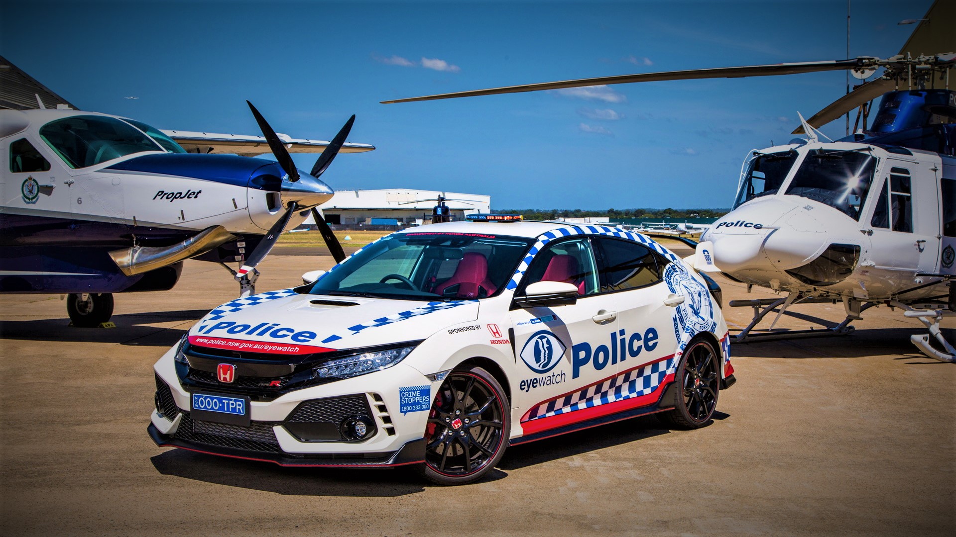 Honda Civic Type R enlists with police in Australia