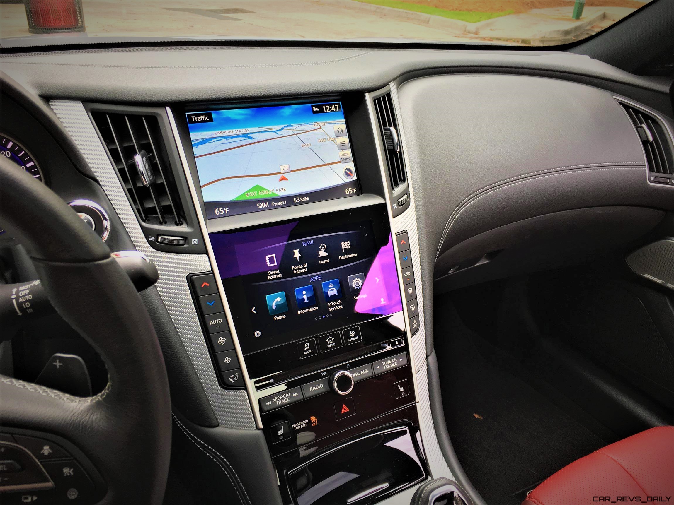 Infiniti is working on a new infotainment system with a larger display