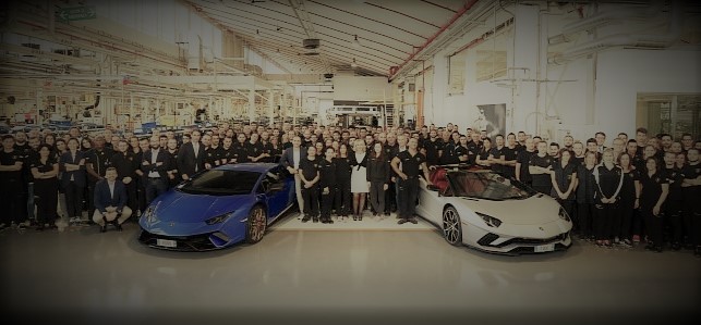 Lamborghini Celebrates Making 11,000th Huracan, 8,000th Aventador