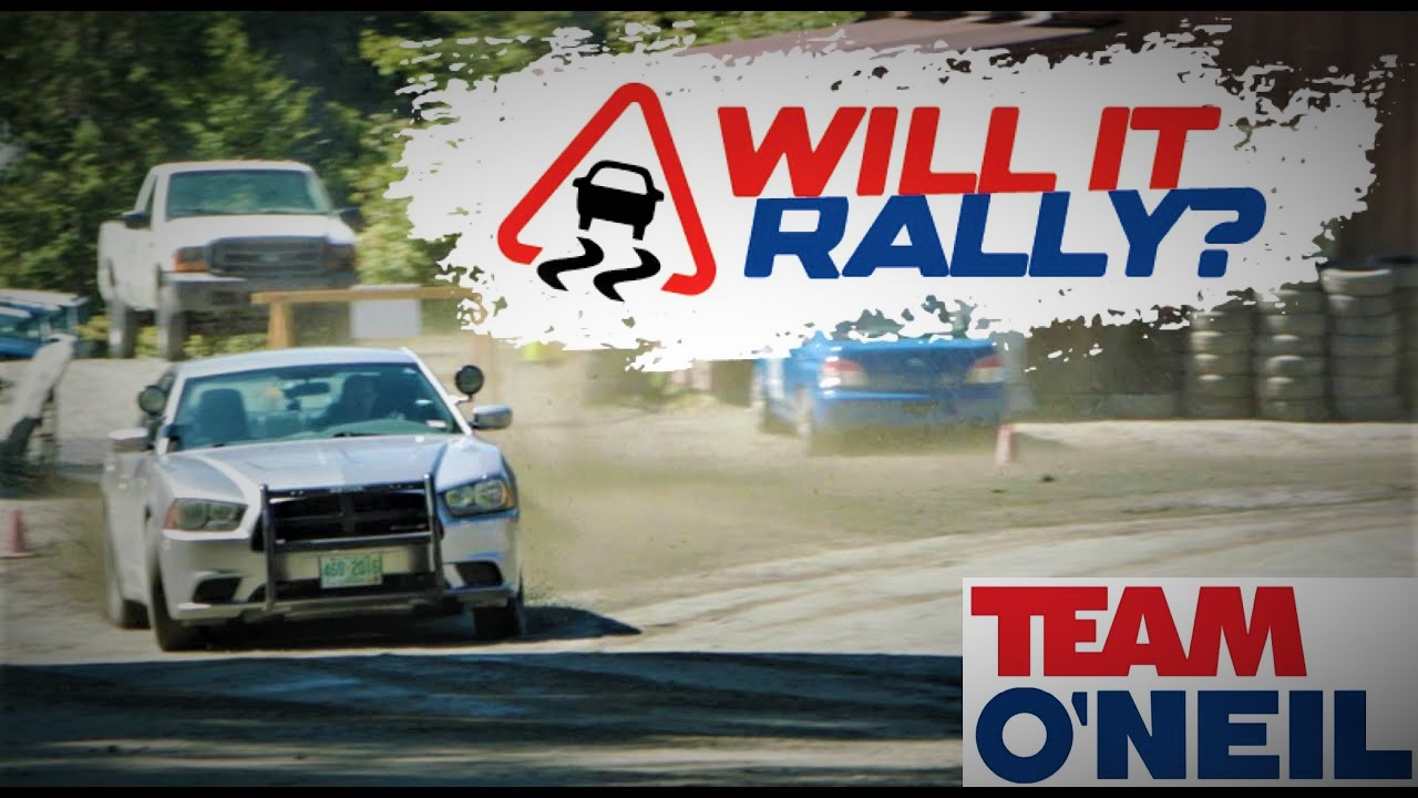 Mental Note: Do Not Try to Outrun a Charger Cop Car on a Rally Course