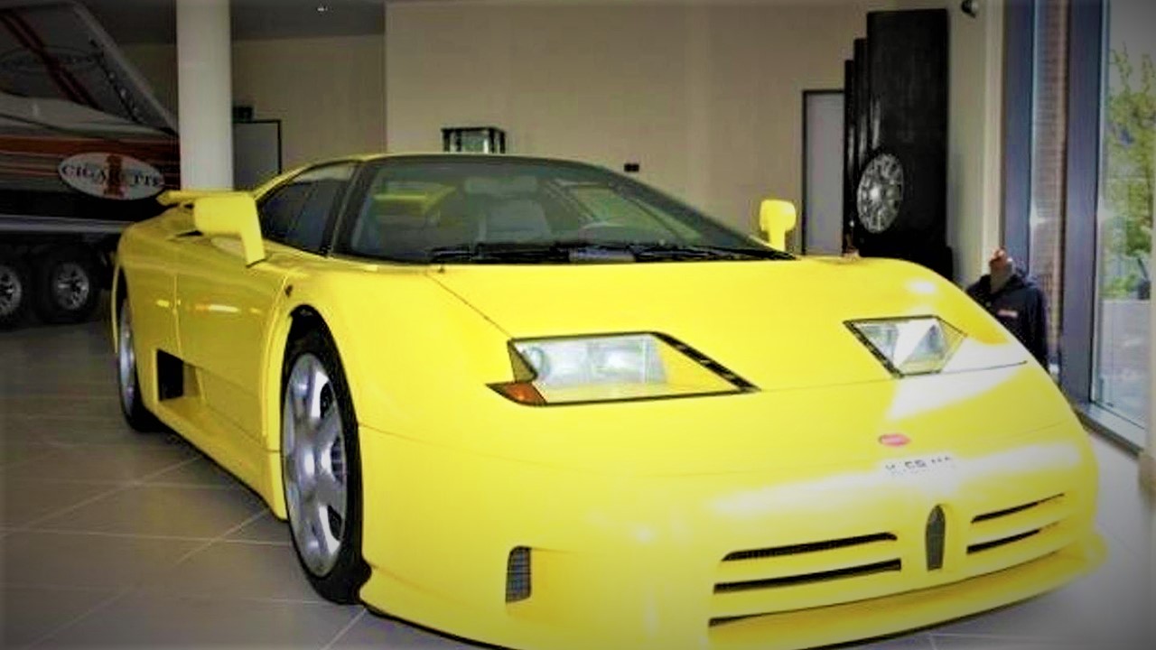 Michael Schumacher's Bugatti EB110 on sale