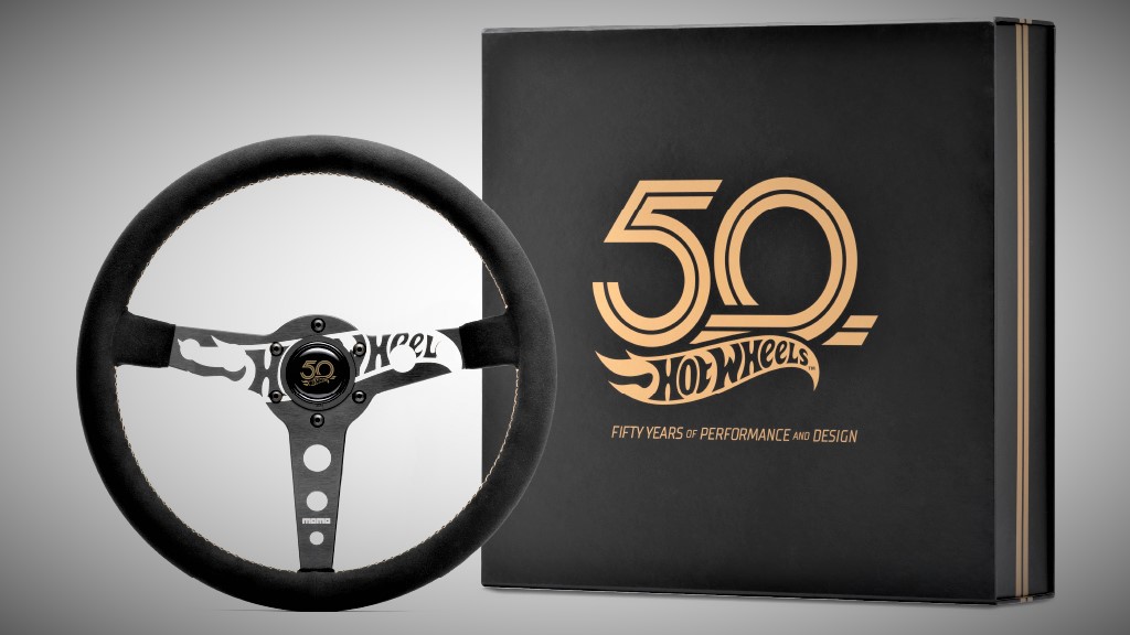 Momo made a limited edition steering wheel for Hot Wheels' 50th year