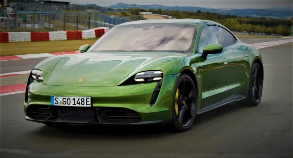 Nico Rosberg Hoons Porsche Taycan Turbo S Around the Nurburgring