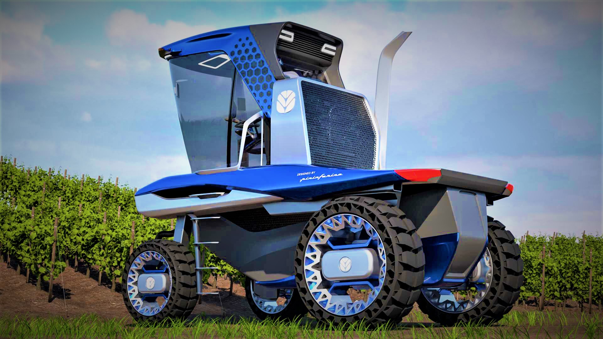 Pininfarina's Tractor Concept makes Lamborghini look old