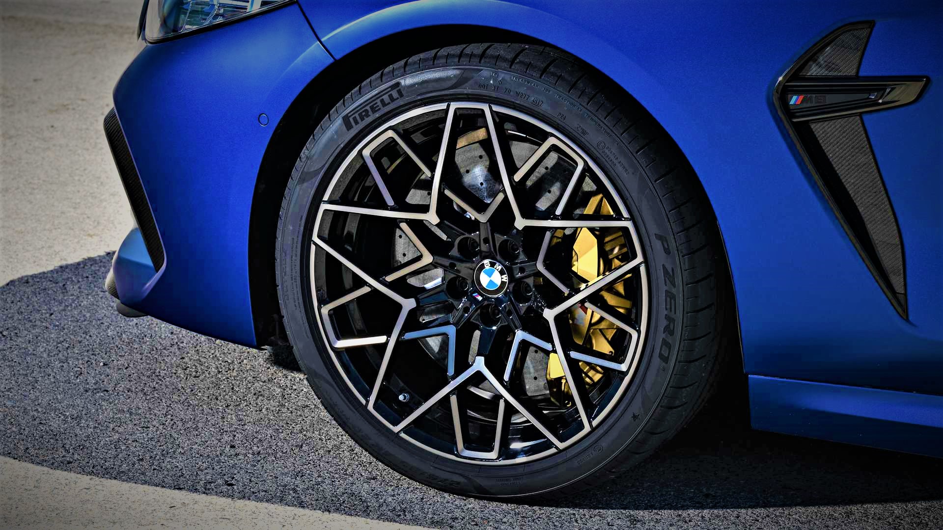 Pirelli developed tires specifically for the new BMW M8