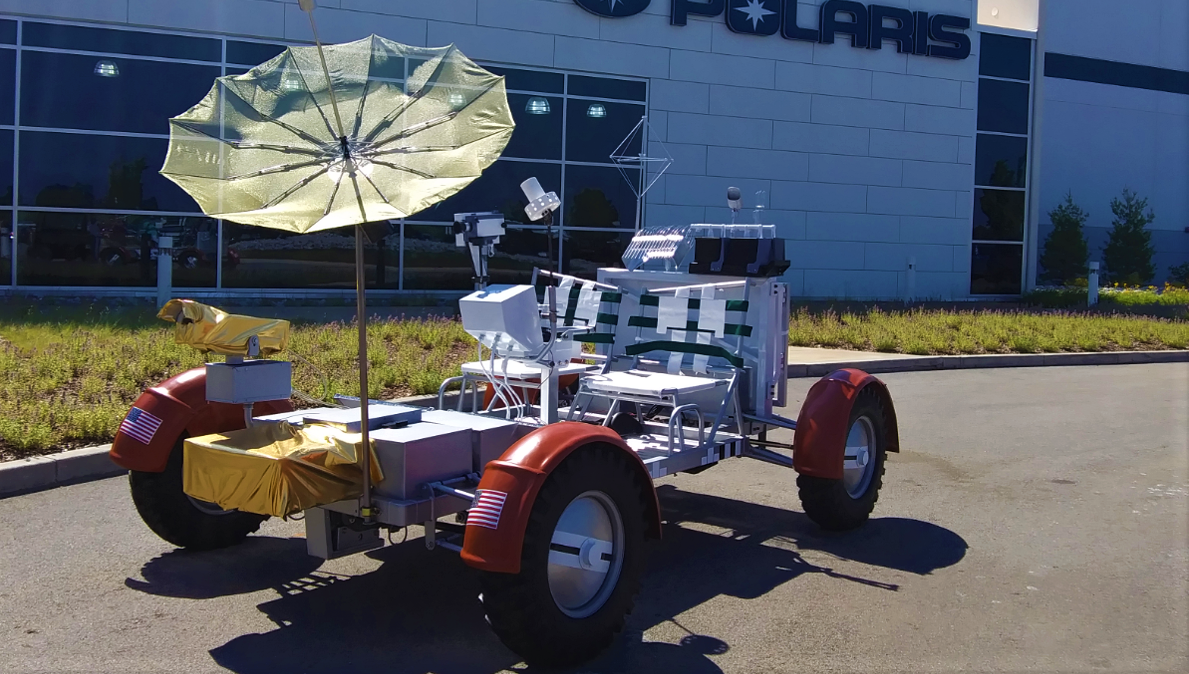 Polaris Replica of the Lunar Rover Working in Space Was Built By Polaris And It's Amazing