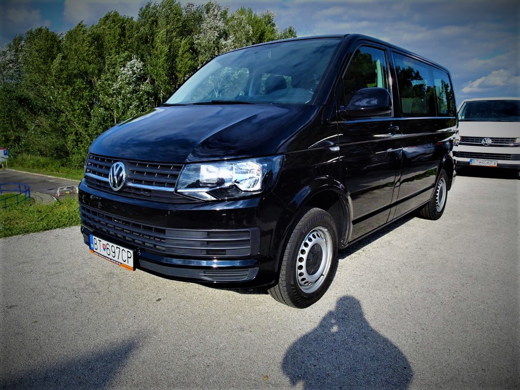 VW Transporter T7 Hybrid Mule Shown Wearing T6 Clothing