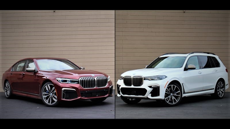 Which BMW wears the Giant Grille better: 7 Series or X7?