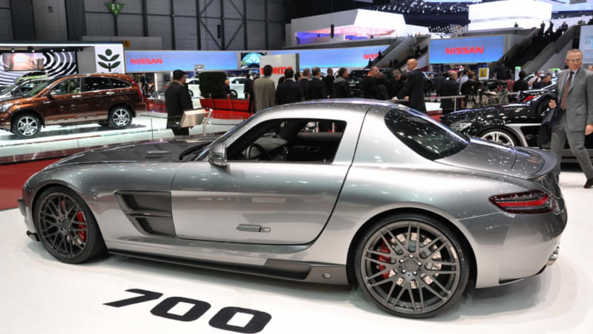 BRABUS 700 Biturbo based upon Mercedes SLS AMG, revealed in Geneva