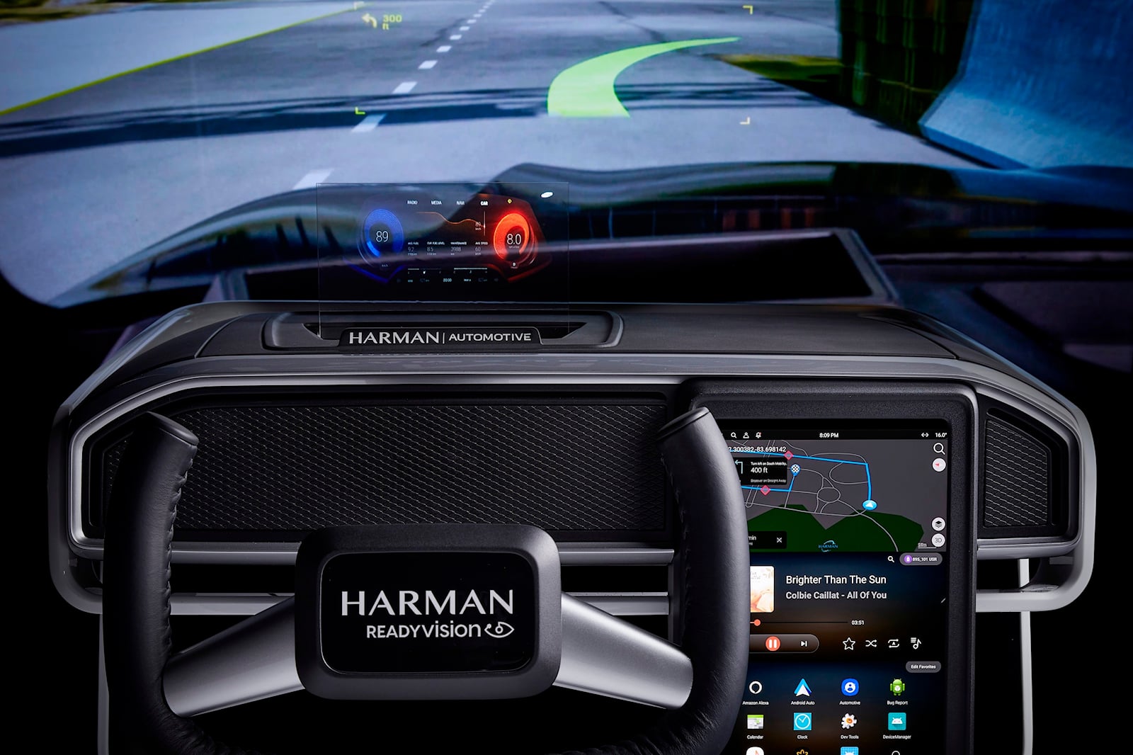 Harman reveals in-car tech for things you shouldn't do while driving