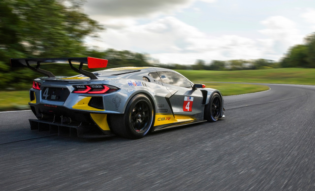 A Mid-Engined Chevy Corvette Corvette C8.R was First Taken To The Track