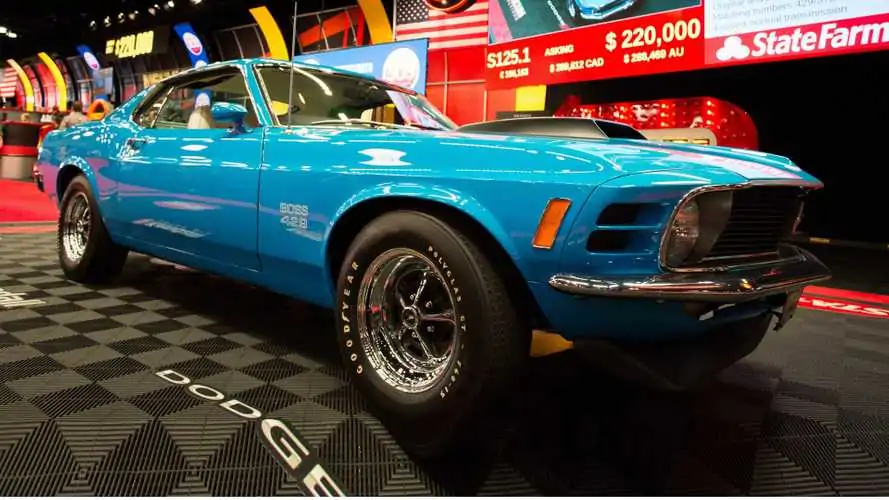 1970 Ford Mustang Boss 429 Fastback sold for $245,000