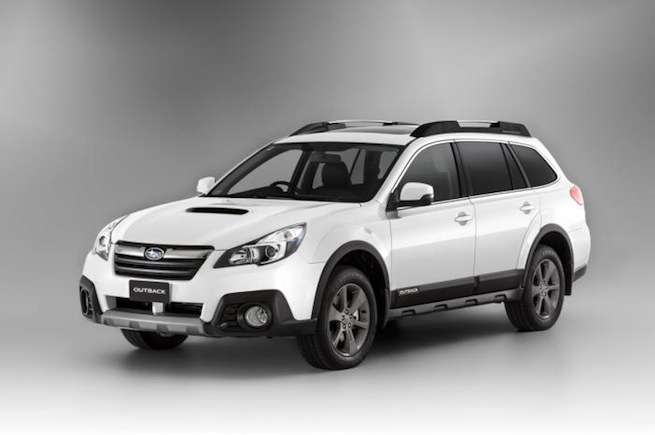 The 2014 Subaru Outback gets an Australian off-road inspired exterior