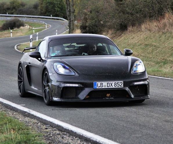 Porsche 718 Cayman GT4 Spied Completely Naked [UPDATE]