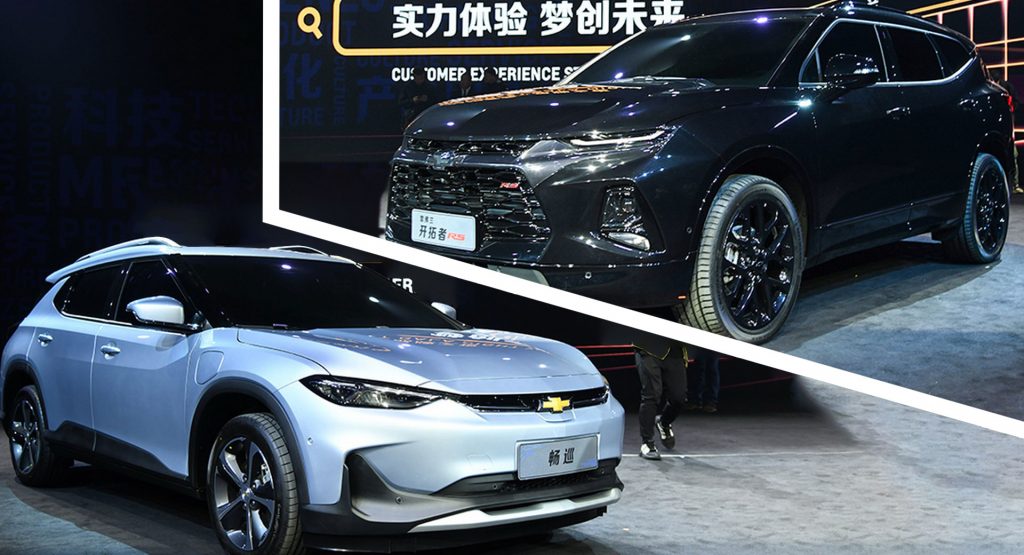 China's 7-Seat Chevy Blazer and Menlo Electric Sedan Make Their First Debut