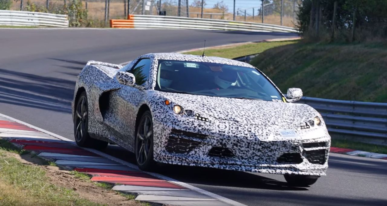 Chevrolet Corvette C8 Mid-Engined Spied Running Around Nurburgring