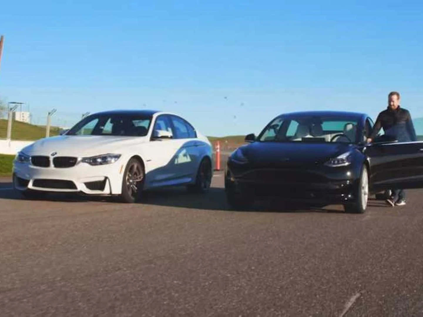 Top Gear pits BMW M3 against Tesla Model 3 Performance