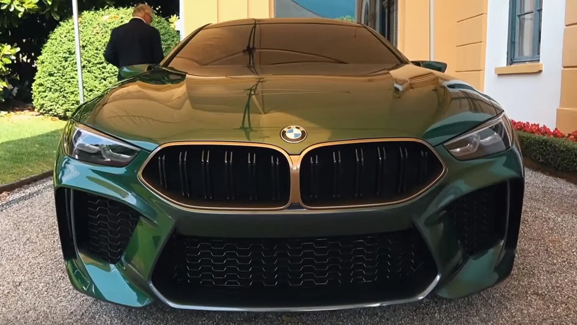 BMW M8 Gran Coupe Concept Filmed At Villa d'Este 2018