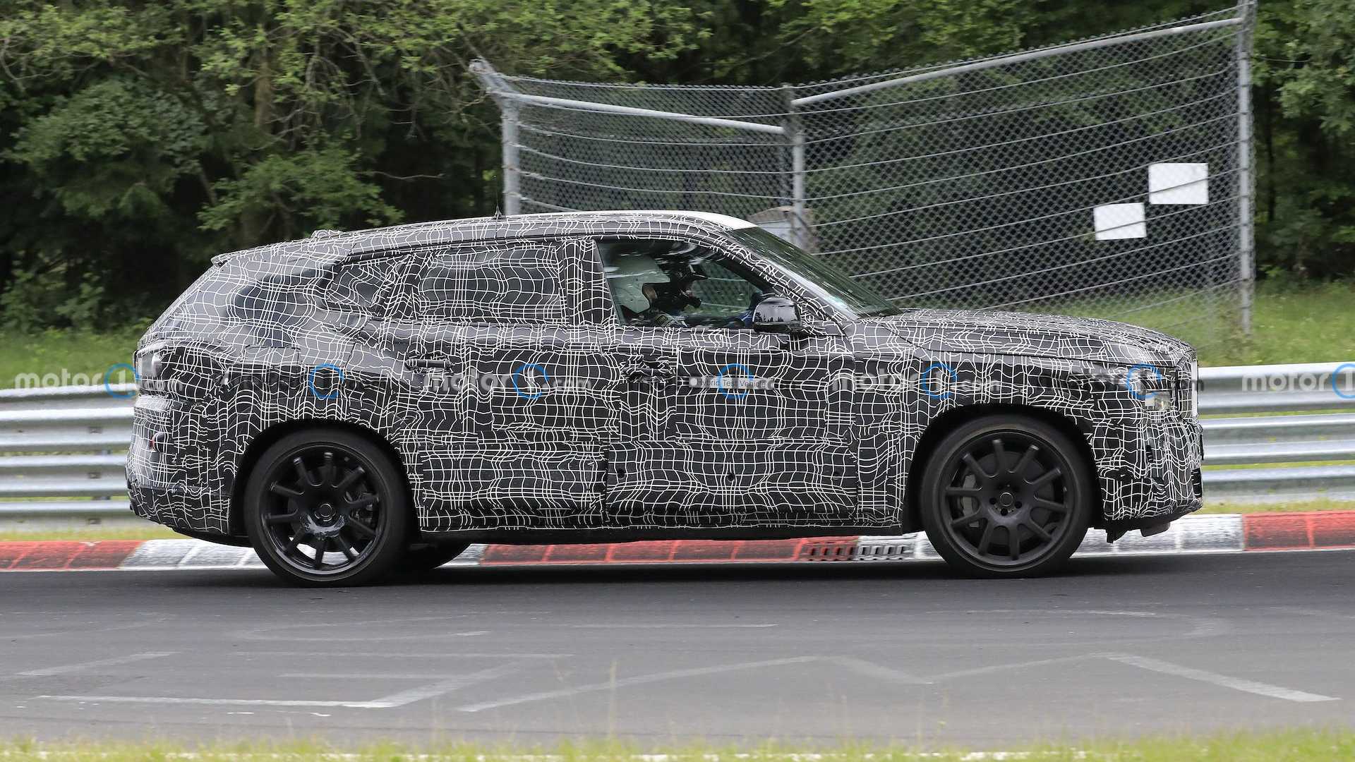 2023 BMW X8 Spied with Unusual Stacked Exhausts