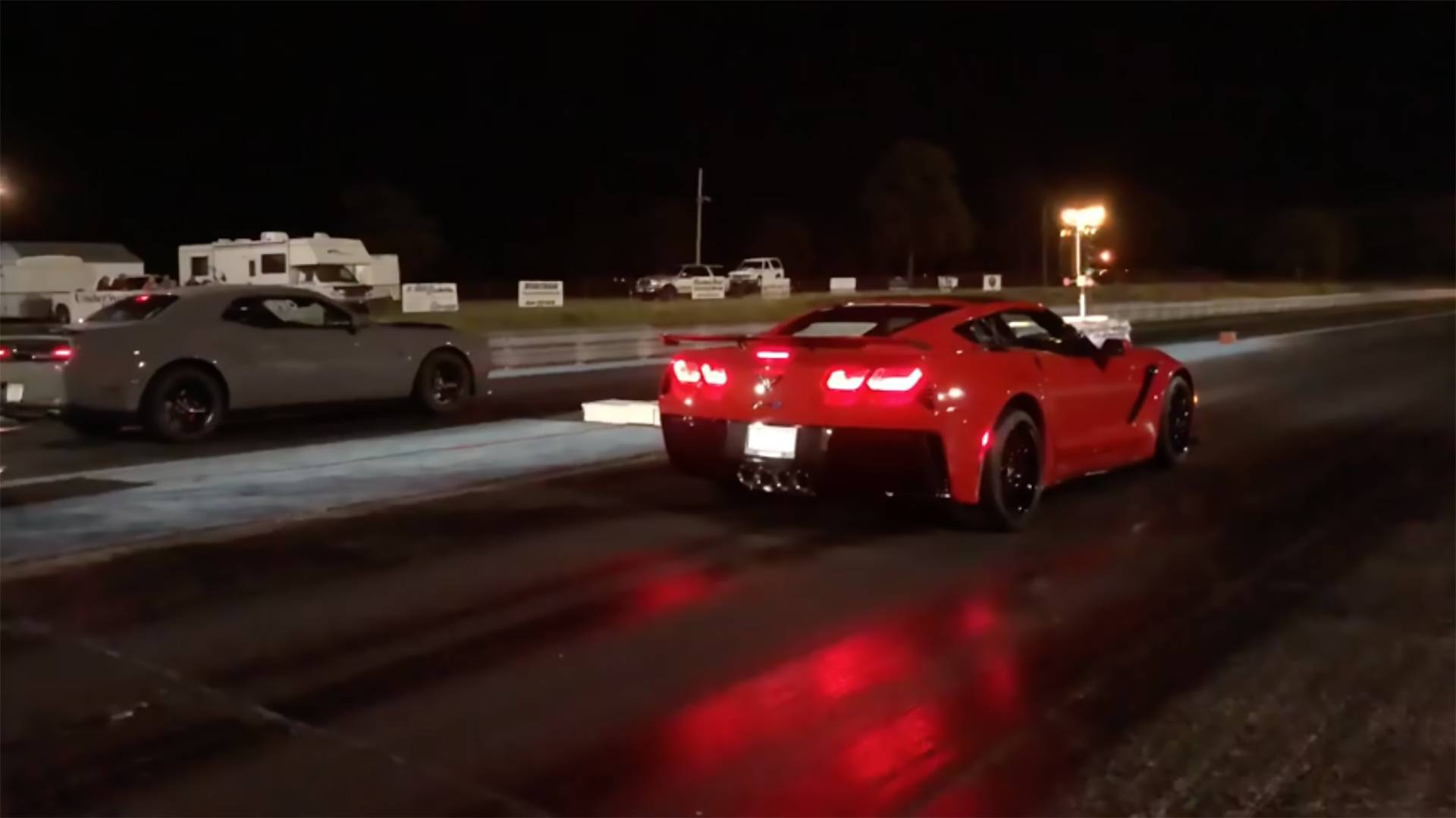 Drag Race: Watch Corvette ZR-1 beat the unbeatable Demon