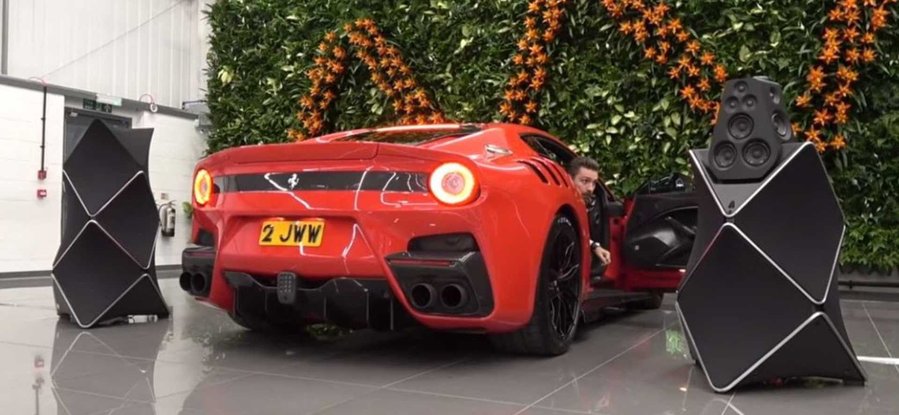 Ferrari V12 Versus $85,000 speakers: Which one is louder?