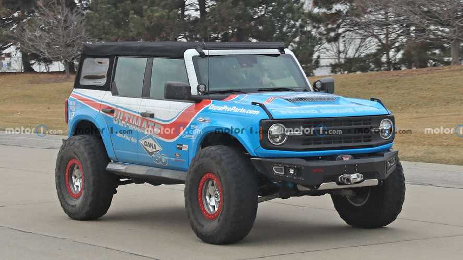 Beefy Ford Bronco Used As A Rolling Billboard for Performance Bolt-Ons