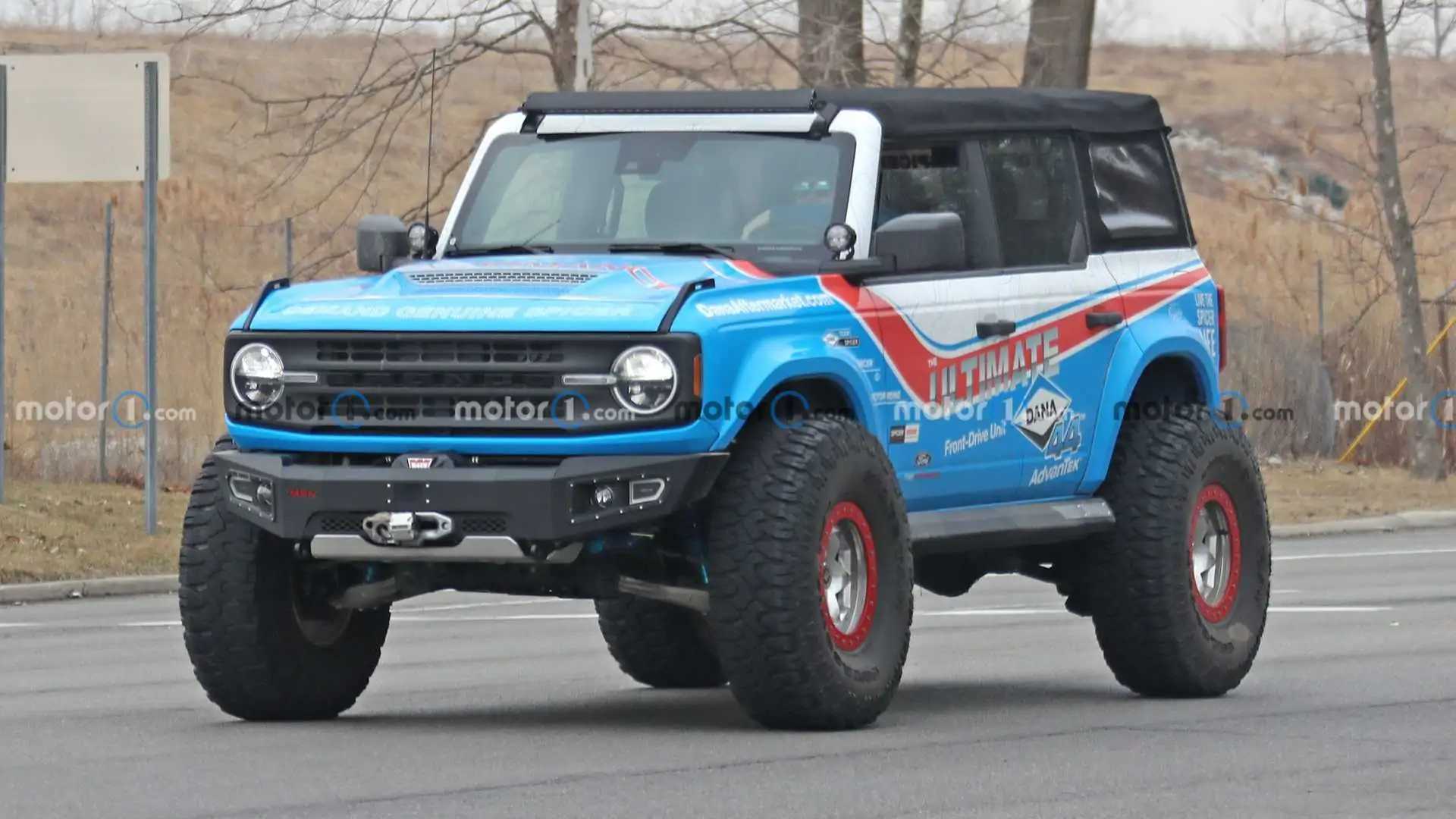 Beefy Ford Bronco Used As A Rolling Billboard for Performance Bolt-Ons