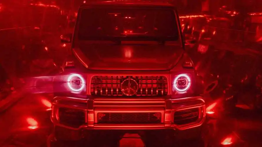 Mercedes Places G-Class in Massive Red Pill for The Matrix Resurrections Premiere