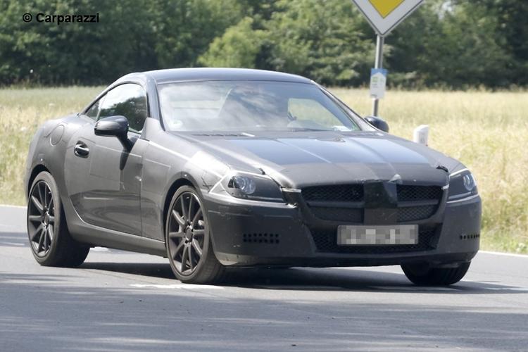 2012 Mercedes SLK63 AMG Spied Near the Nurburgring