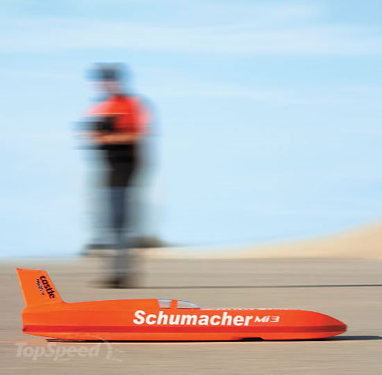 One quick remote-controlled car - The Schumacher Mi3