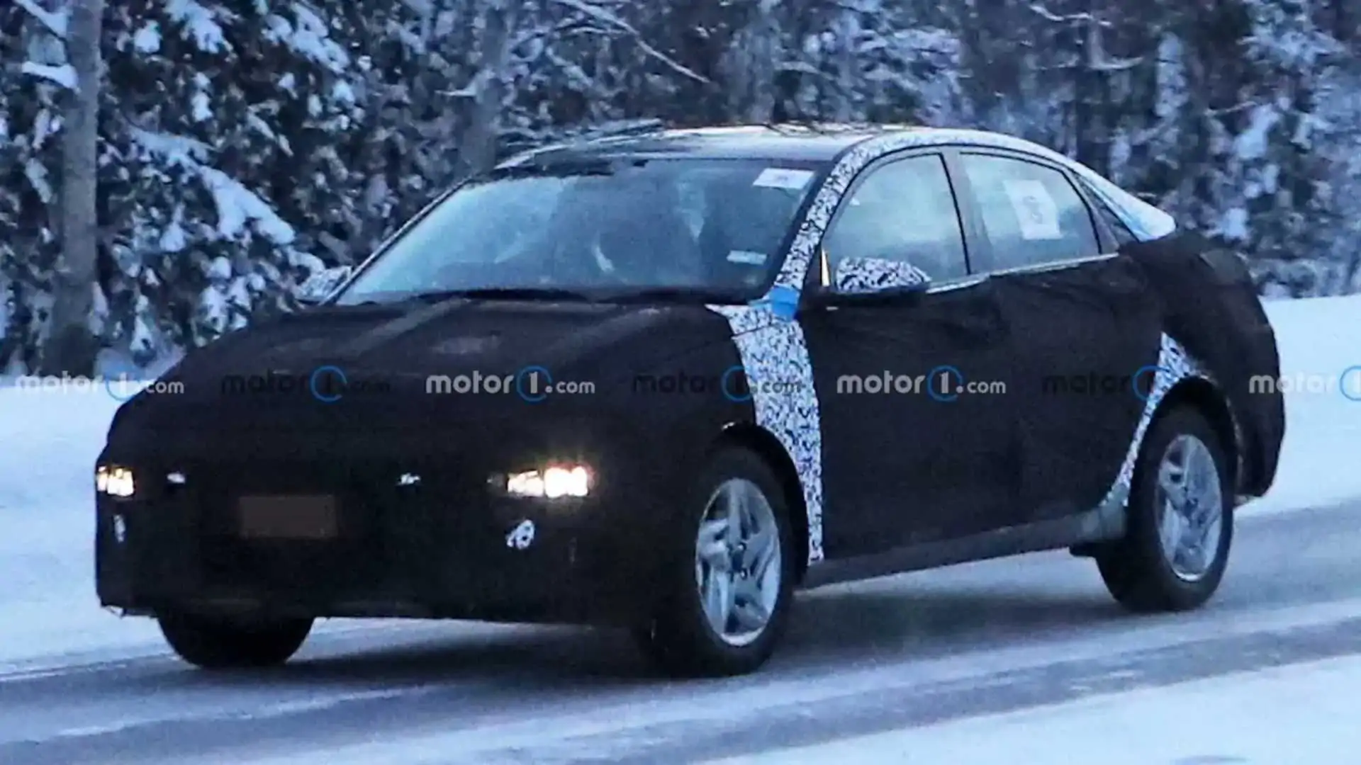 Refreshed Hyundai Accent Spied Wearing Larger Elantra Design Cues