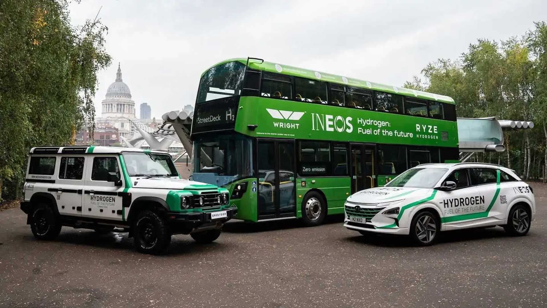 Ineos Grenadier with Hyundai Fuel Cell Hydrogen Power confirmed