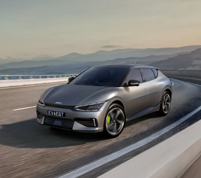 The Kia EV6 GT looks like no other Kia before it in the first real images