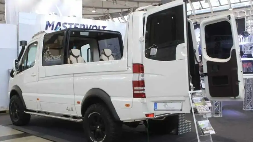 This Sprinter 4x4 Convertible Conversion Is Not Right, But It's So Right