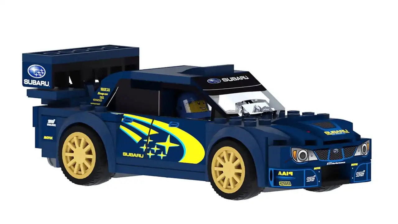 Dear Lego, please make this 2006 Subaru WRX STI WRC rally car