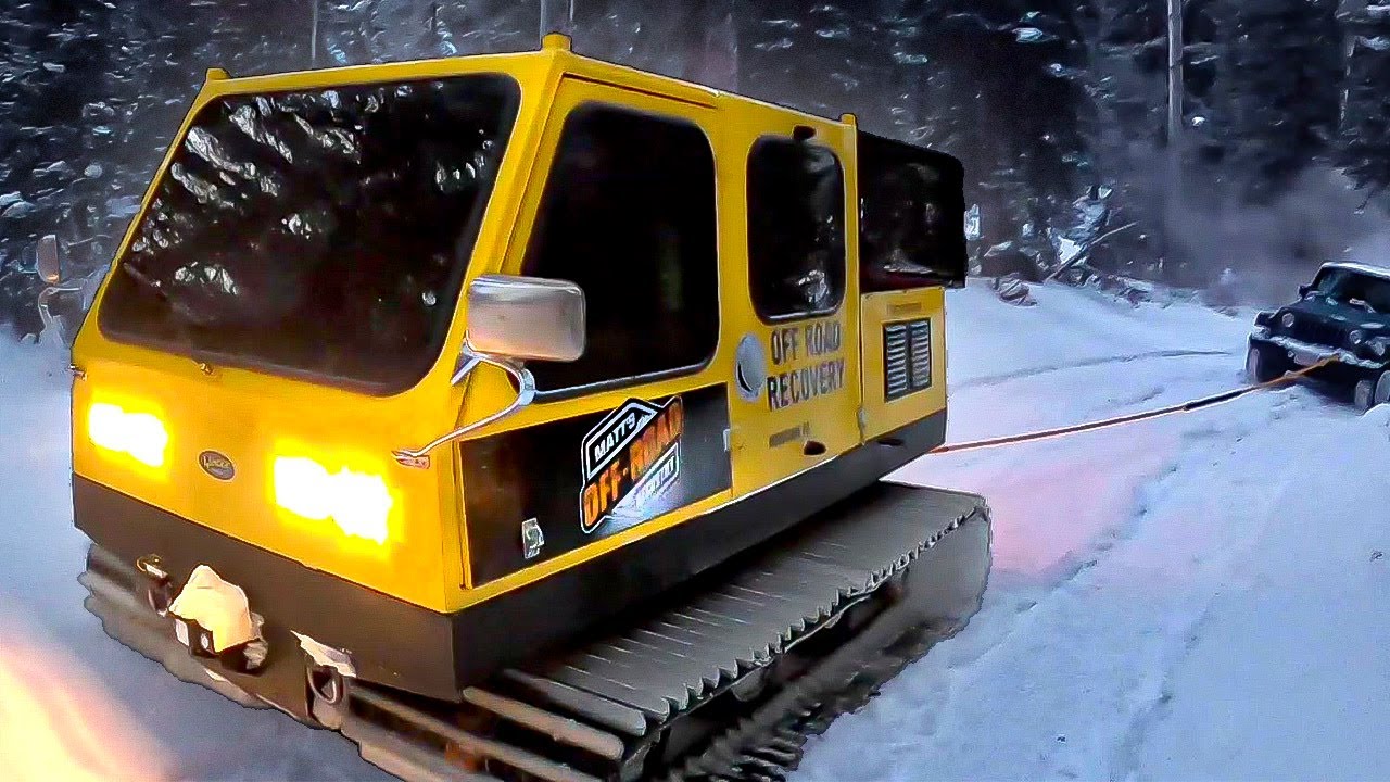 Snowcat comes to the rescue of even Jeep Wranglers