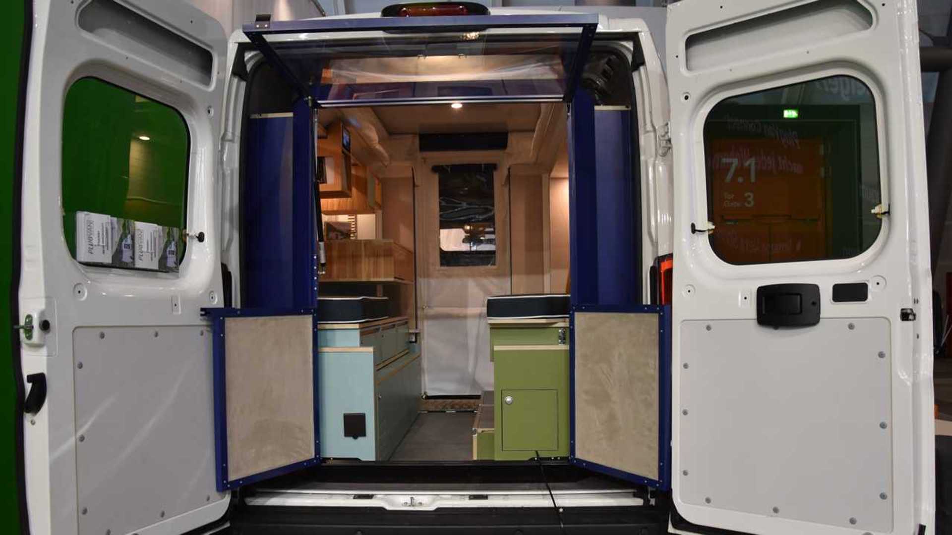 Easy Plug-and-Play Camping Module Turns Cargo Vans into RVs