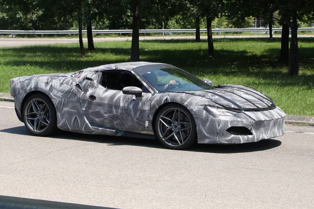 Ferrari V6 Hybrid Featured With A Heavily Camouflaged Production Body