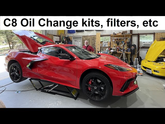 2020 Chevy Corvette C8 Gets an Oil Change