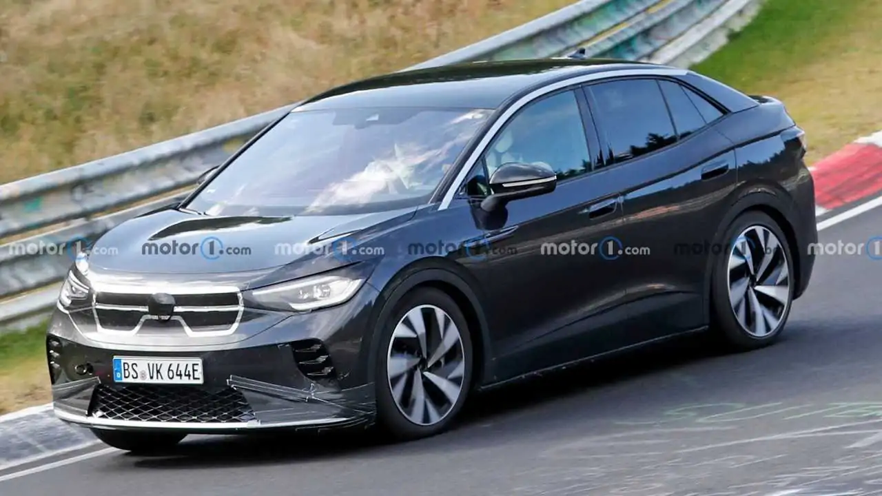 VW ID.5 GTX Was Spied Scooting Around the 'Ring with A Fake Grille