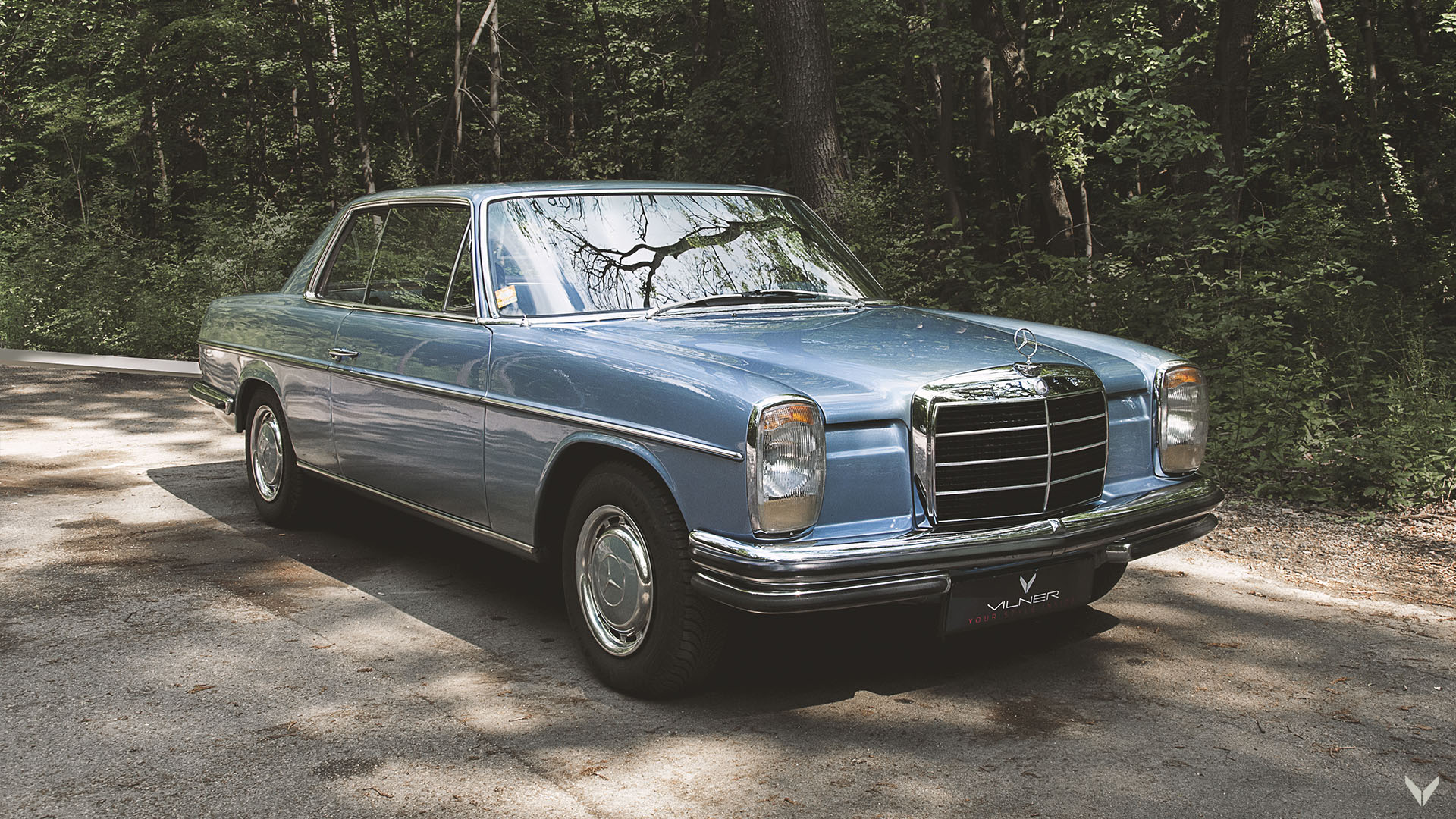 Mystery surrounds this wood-filled Mercedes 250CE by Vilner