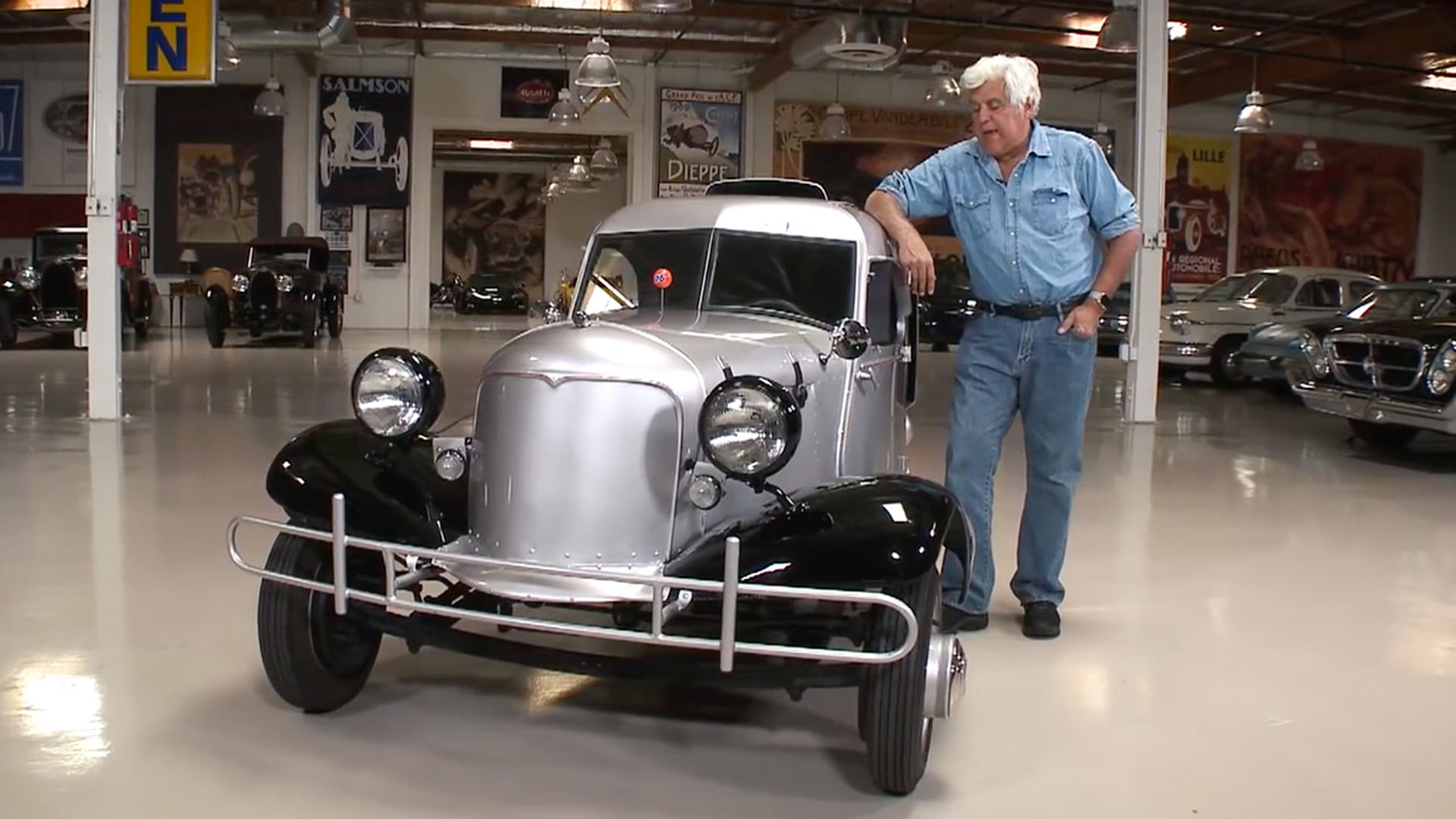 1931 Shotwell is an unusual, three-wheeled member Leno’s garage