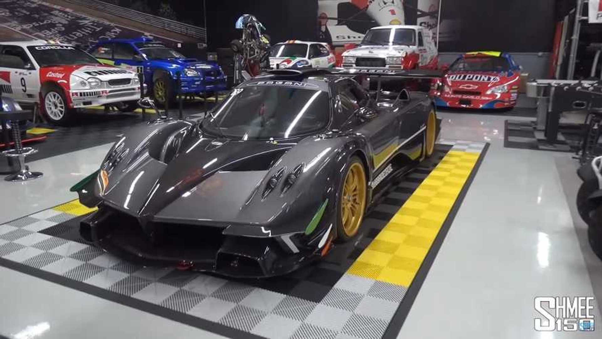 This Epic Car Collection Also Includes A Pagani ZondaR In A Living Room