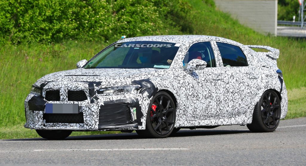 Next-gen Honda Civic hatchback test mule spotted  with Acura ILX bodies