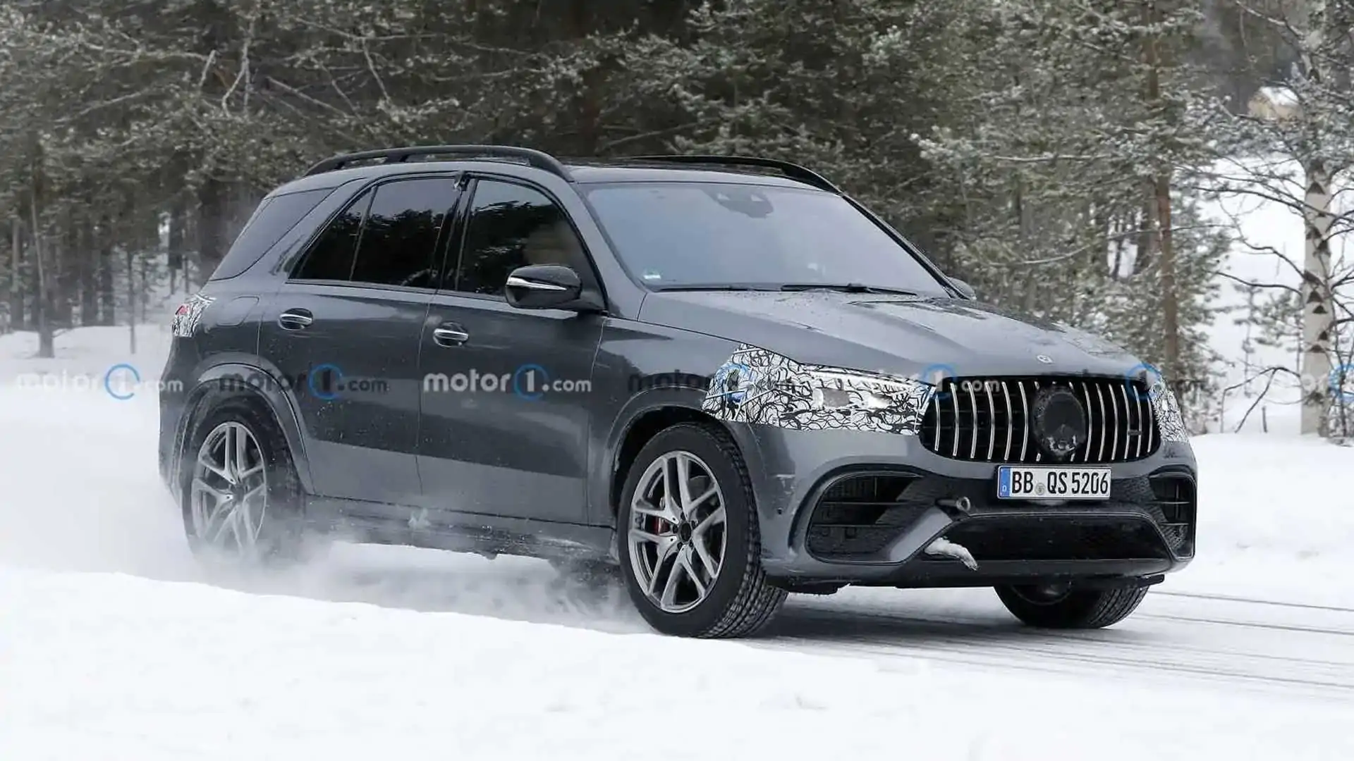 2023 Mercedes AMG GLE-Class Mercedes-AMG GLE Fleet Captured in Dozens of Spy Photos