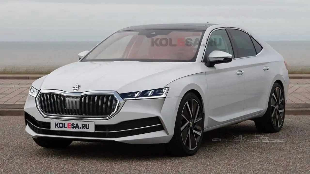 2023 Skoda Superb - Rendered after The Official Sketches