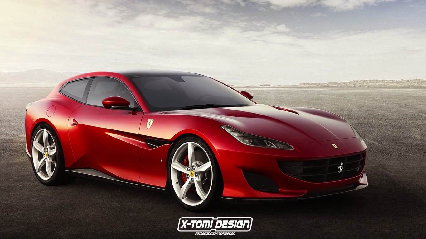 Ferrari Tested Fixed-Roof Version of Portofino