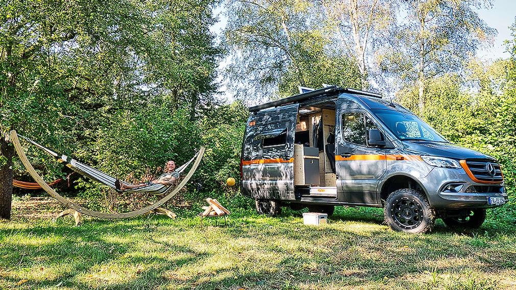 The Flowcamper Max is a fun Mercedes Sprinter-Based Camper.