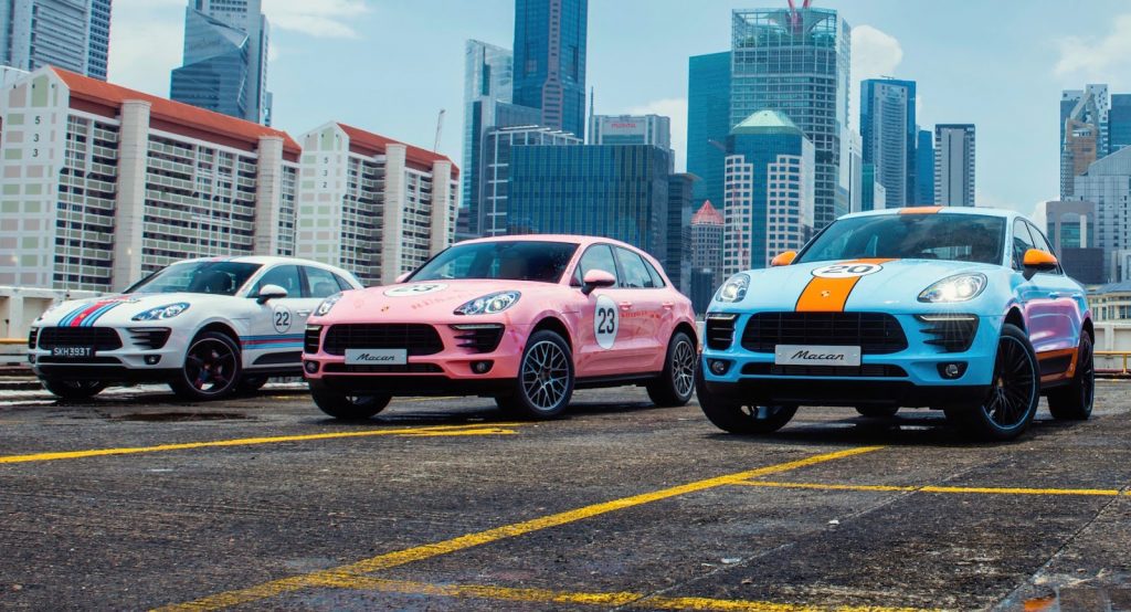 Porsche Macan Dresses To Impress In Classic Motorsport Liveries