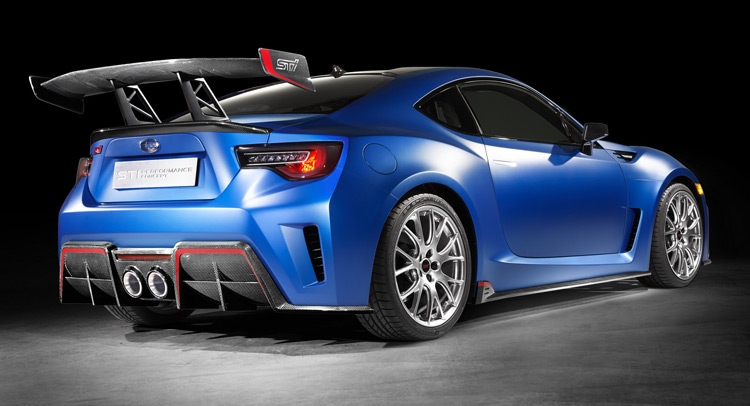 Officially, the Subaru BRZ has been officially branded STi.